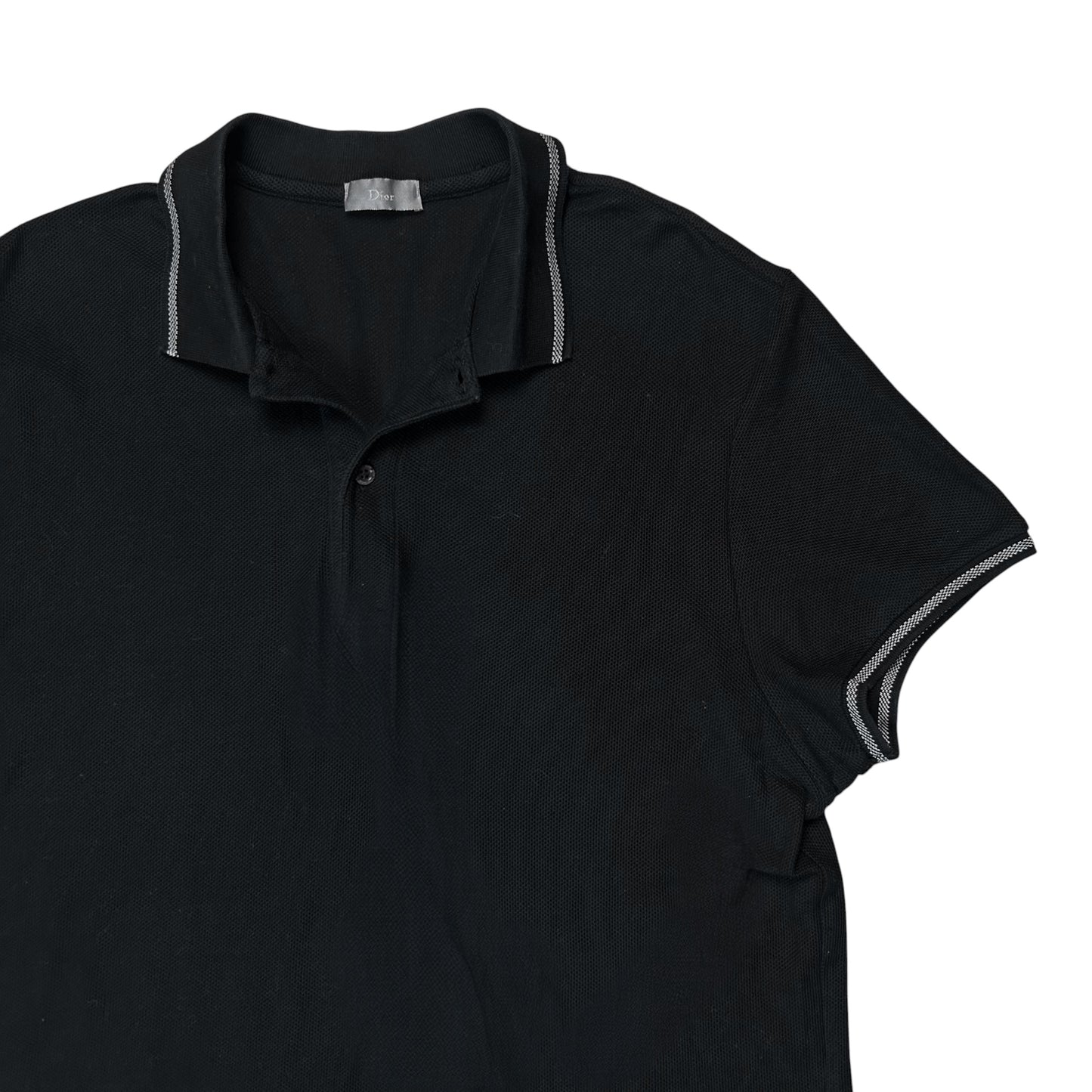 Dior Homme Contrast Stripe Polo Shirt - 2000s