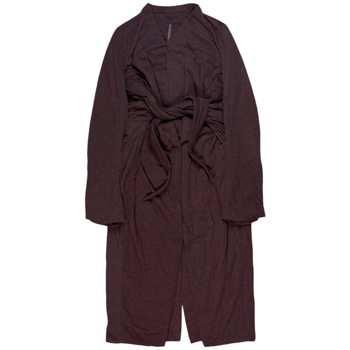 Rick Owens Belt Wrap Sisyphus Blood Coat - AW18