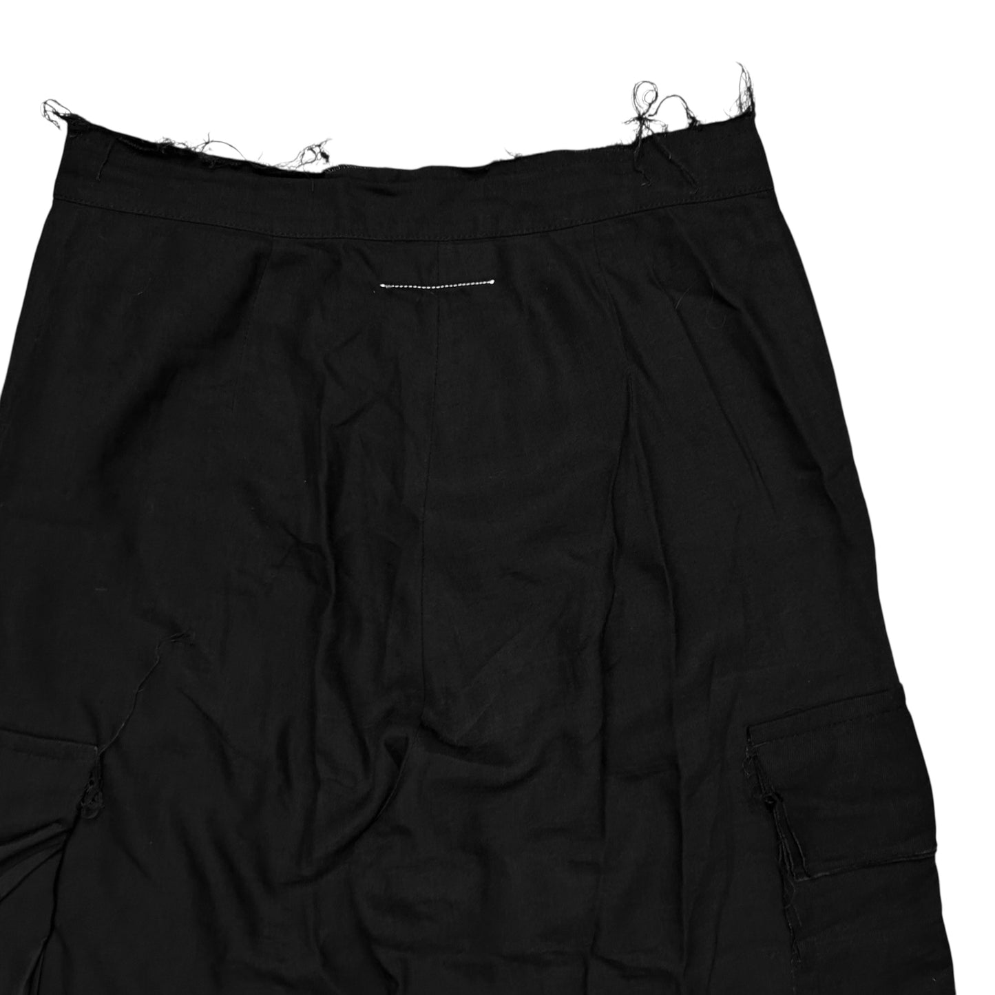 MM6 Maison Margiela Distressed Rayon Cargo Shorts - SS17