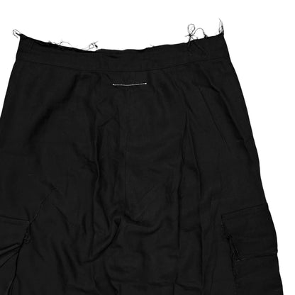 MM6 Maison Margiela Distressed Rayon Cargo Shorts - SS17