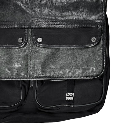 Dirk Bikkembergs Cargo Leather Flap Bag