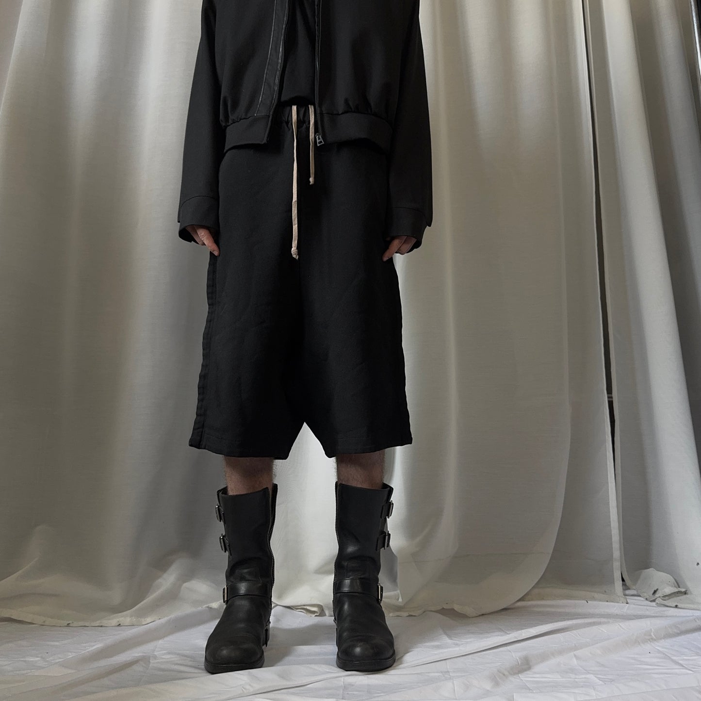 Comme des Garcons Overlapped Lounge Drawstring Shorts - SS11