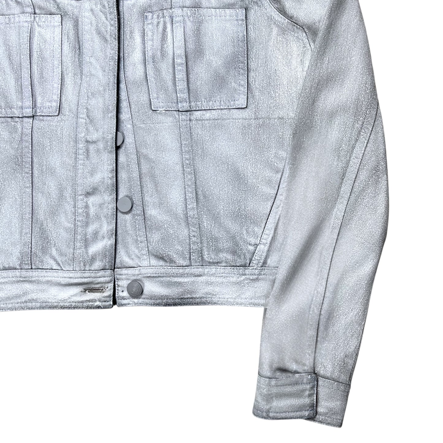 Balenciaga Waxed Paint Trucker Jacket - SS08