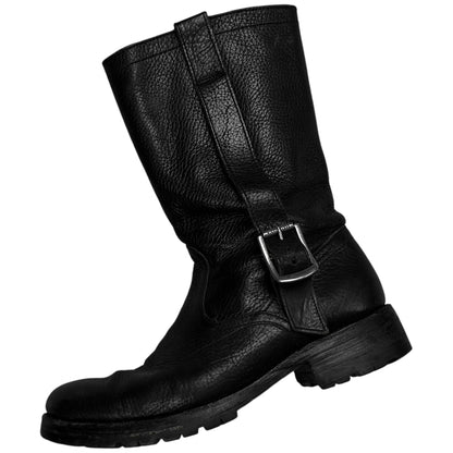 Dirk Bikkembergs Belted Military Zip Boots