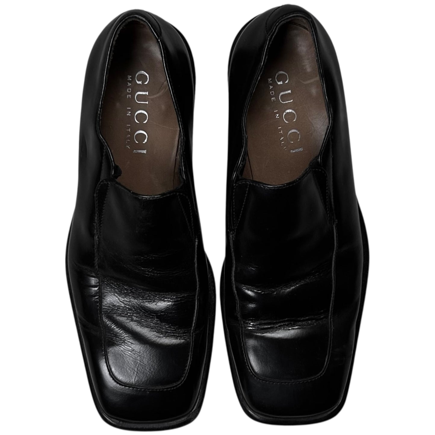 Gucci by Tom Ford G-Stud Square Loafers
