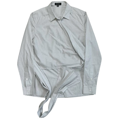 Kris Van Assche Asymmetric Wrap Layer Scarf Shirt