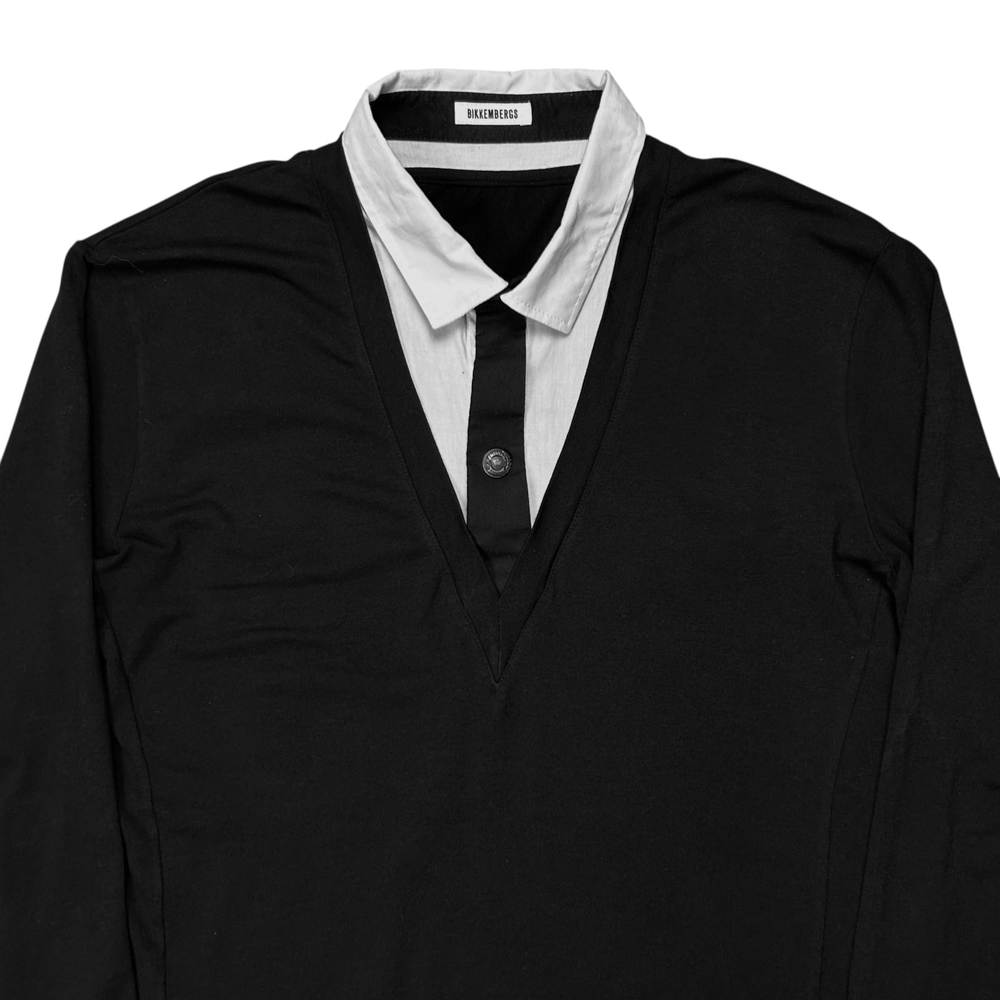 Dirk Bikkembergs Hybrid Button Up Tie Sweater
