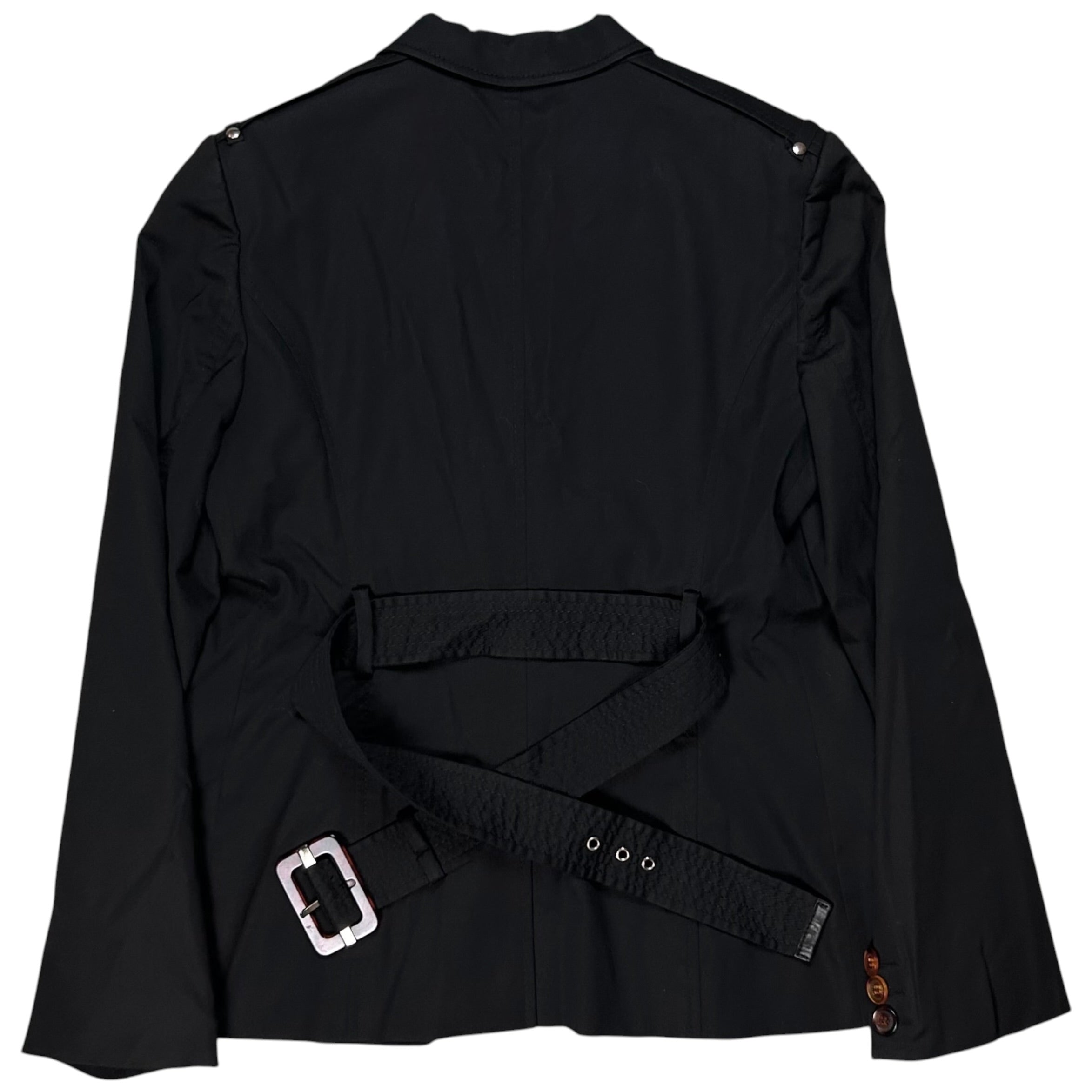 Gucci by Frida Giannini Belted Military Blazer - SS08 – Vertical Rags