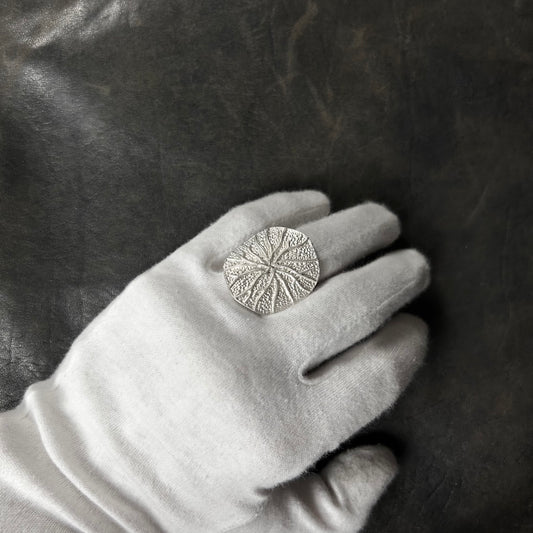 Veined Plate Ring