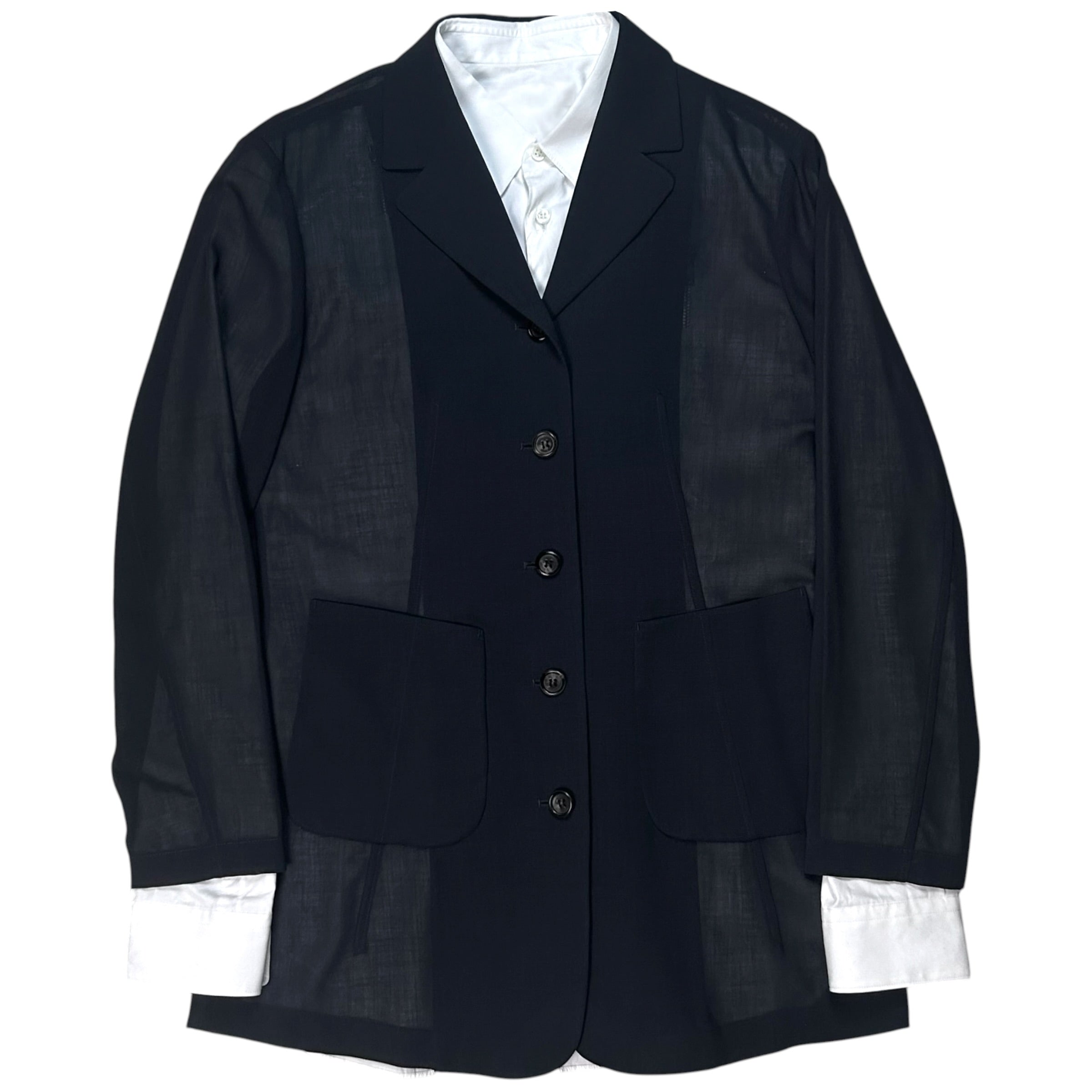 Jil Sander Semi Sheer Blazer - 90s – Vertical Rags