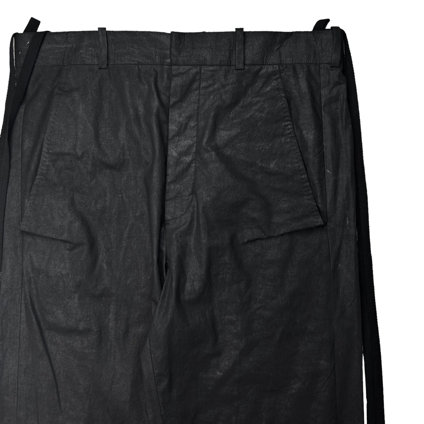 Ann Demeulemeester Waxed Bonne Sample Trousers - SS23