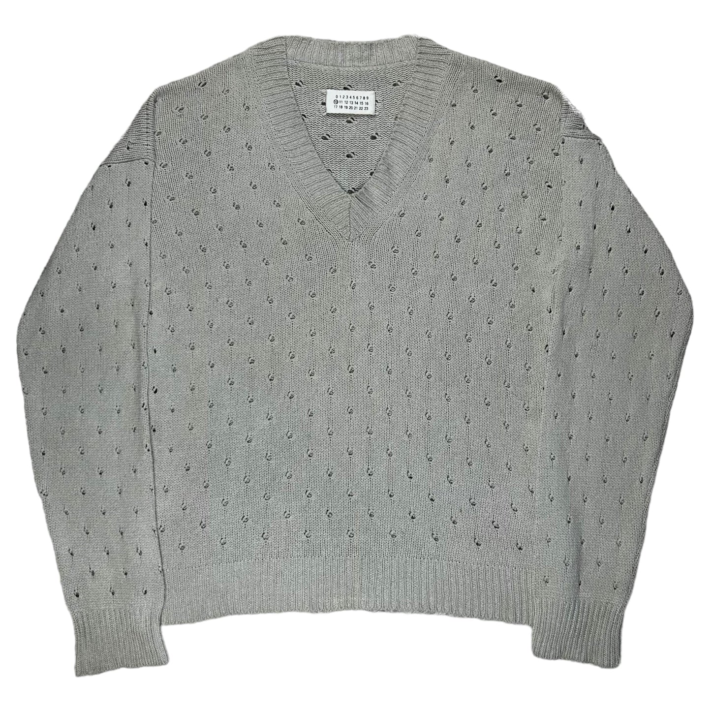 Maison Martin Margiela Perforated Silk Knit Sweater - SS06