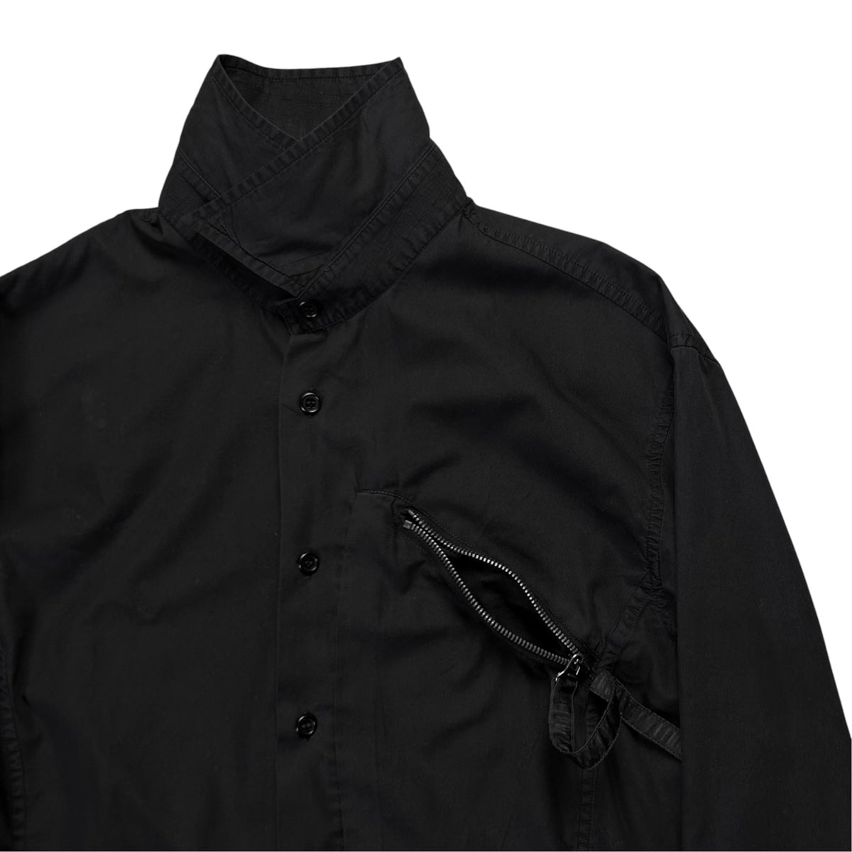 Dirk Bikkembergs Chest Zip Strap Shirt