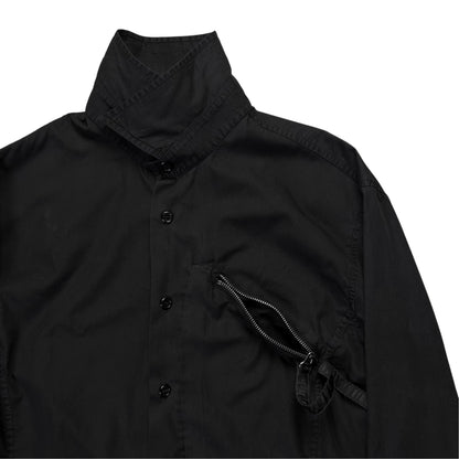 Dirk Bikkembergs Chest Zip Strap Shirt