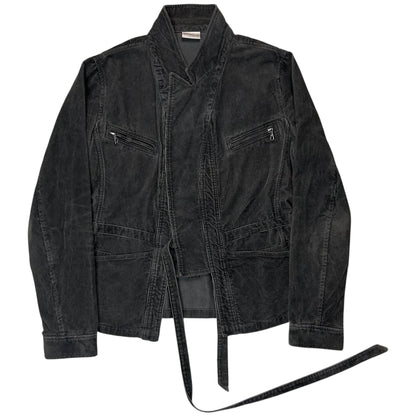 Dries Van Noten Deconstructed Strap Corduroy Blazer - SS11
