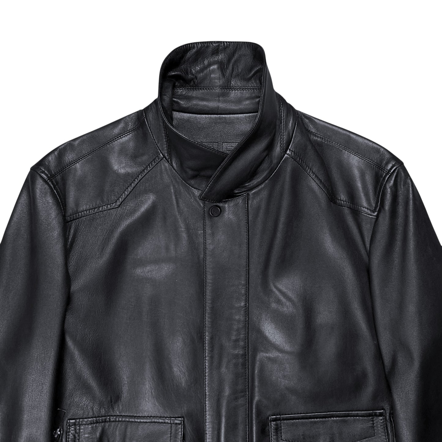 Givenchy Zip Pocket Leather Jacket - AW16