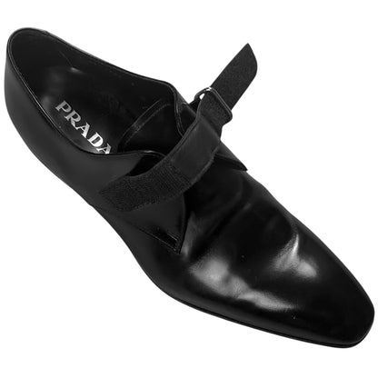 Prada Velcro Monk Strap Derbies