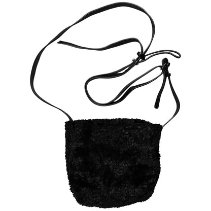 Ann Demeulemeester Curly Shearling Pouch Bag - AW17