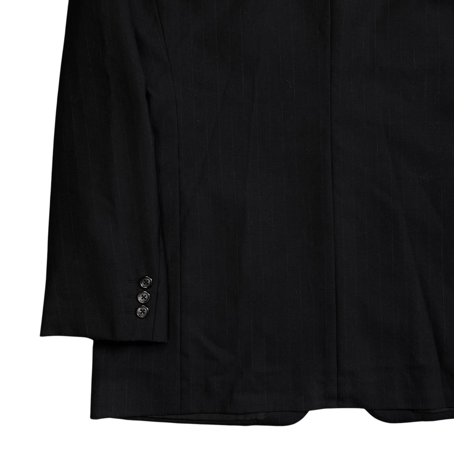 Yohji Yamamoto Costume D'Homme Boxy Pinstripe Sample Blazer - SS08