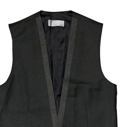 Dior Homme Contrasted Brushed Cashmere Waistcoat - AW12