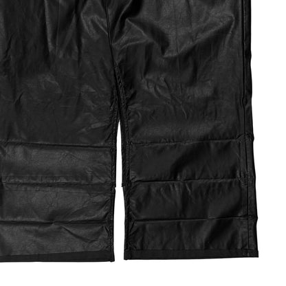 MM6 Maison Margiela Open Faux Leather Pants - AW22