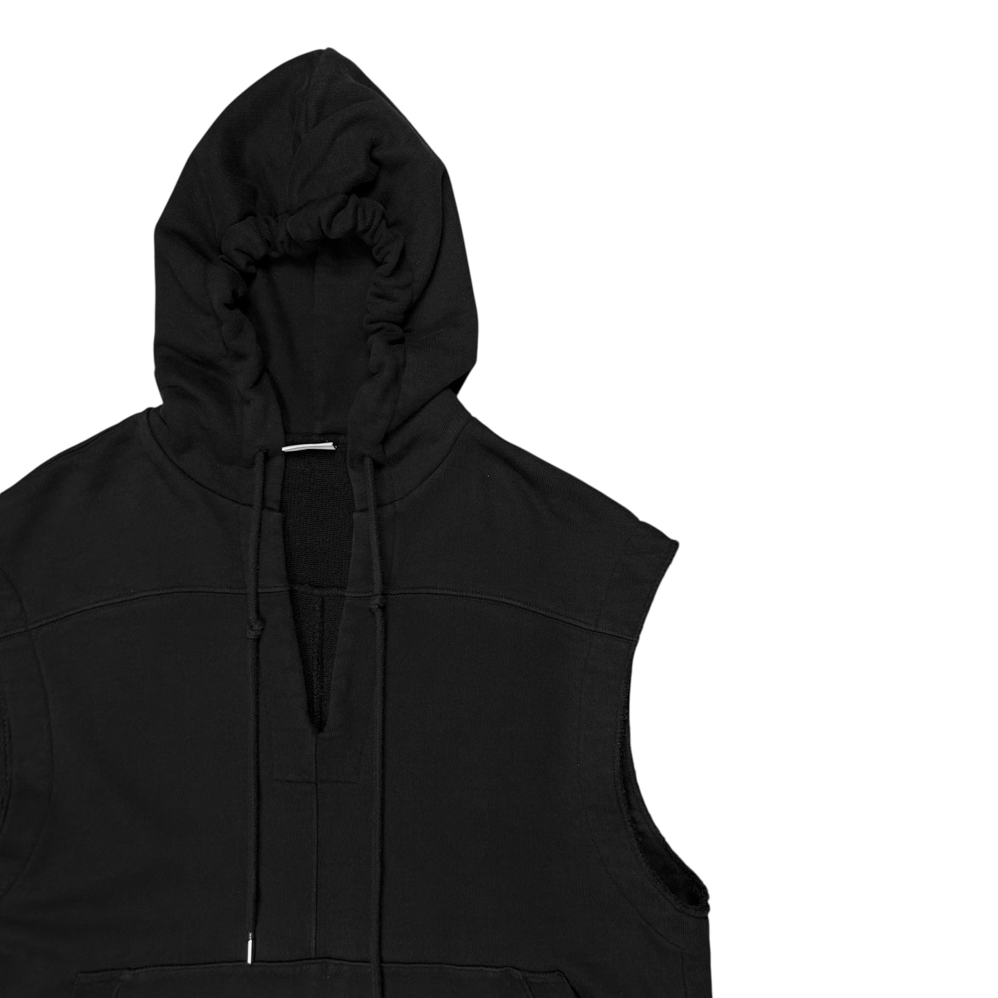 Dries Van Noten Hannema Side Buttoned Sleeveless Hoodie - AW24
