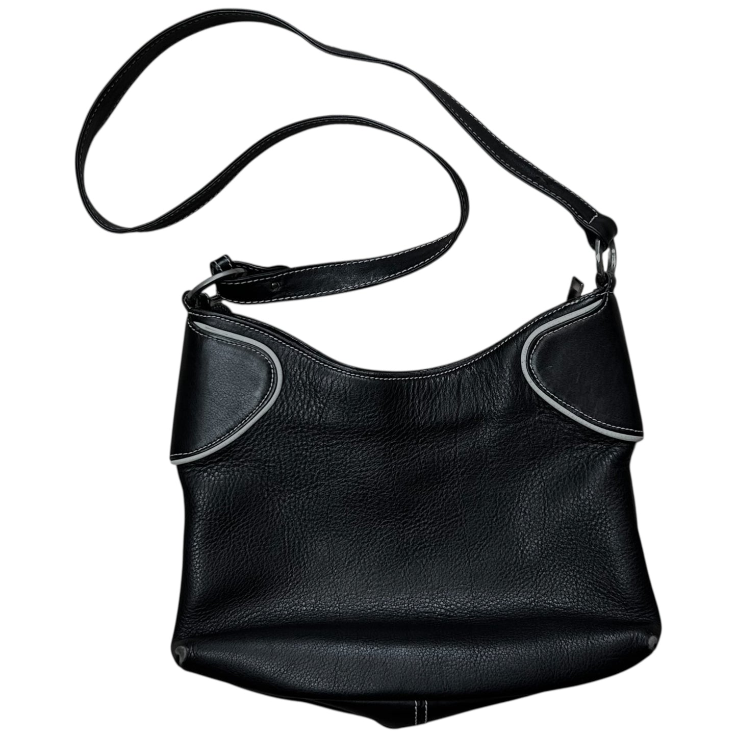 Balenciaga Curved Piping Leather Bag
