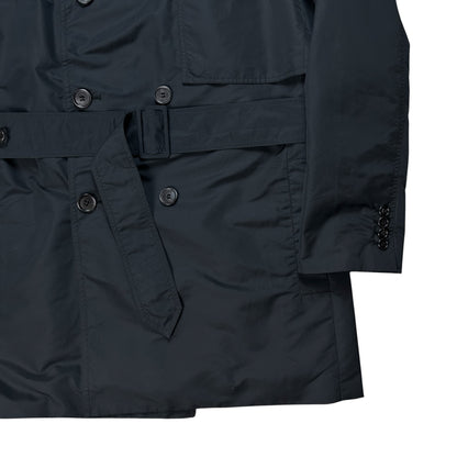 Dior Homme Back Panel Silk Trench Coat - SS08