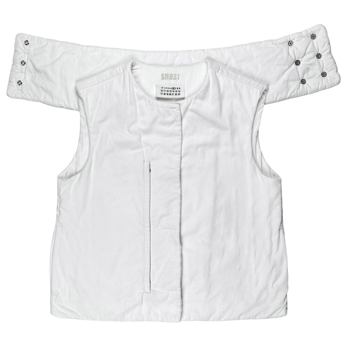 Maison Martin Margiela Cropped Detachable Scarf Vest