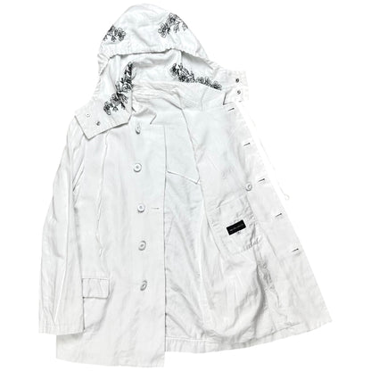 Ann Demeulemeester Hood Embroidered Field Jacket - SS14