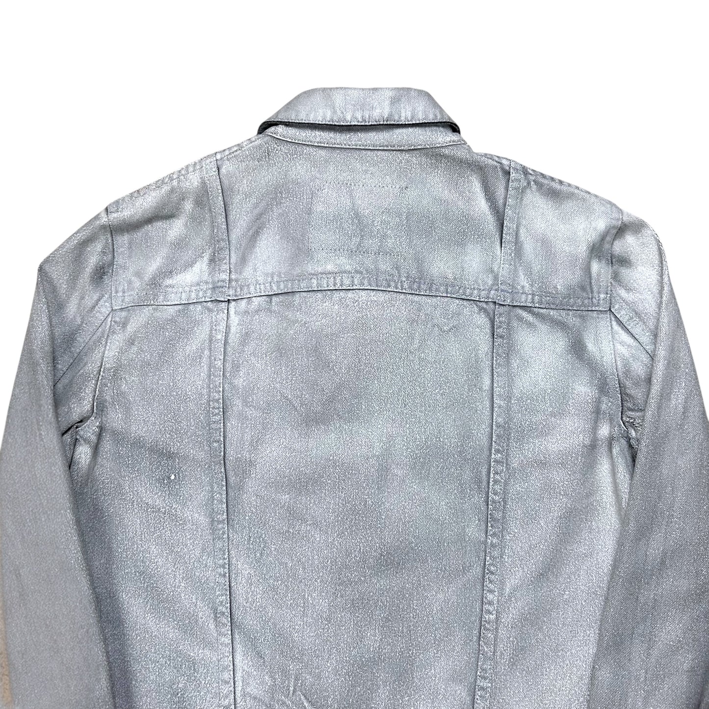 Balenciaga Waxed Paint Trucker Jacket - SS08