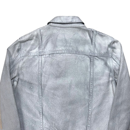 Balenciaga Waxed Paint Trucker Jacket - SS08
