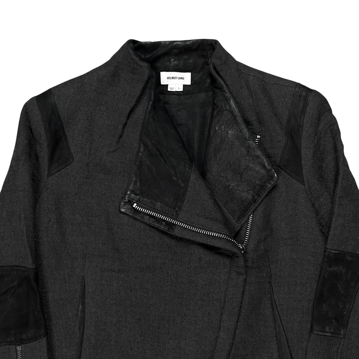 Helmut Lang Strata Moto Wool Jacket - AW11