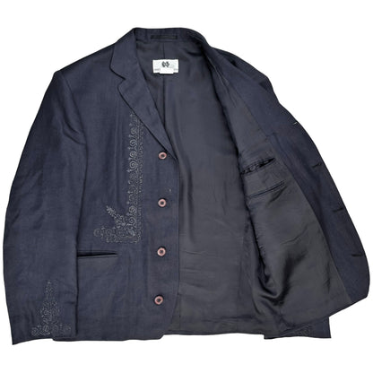 Dries Van Noten Embroidered Linen Blazer