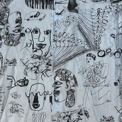 Comme des Garcons Shirt x Masaho Anotani Sketch Shirt - AW16