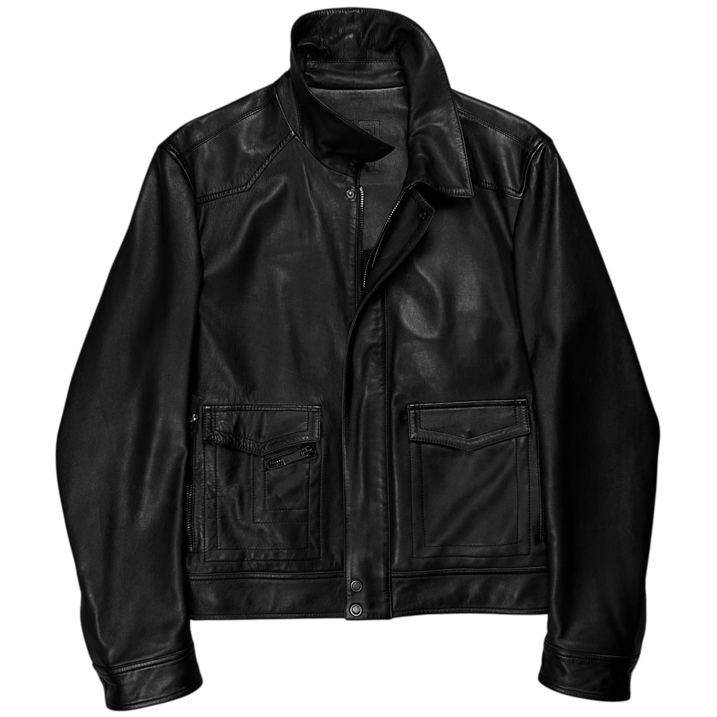 Givenchy Zip Pocket Leather Jacket - AW16