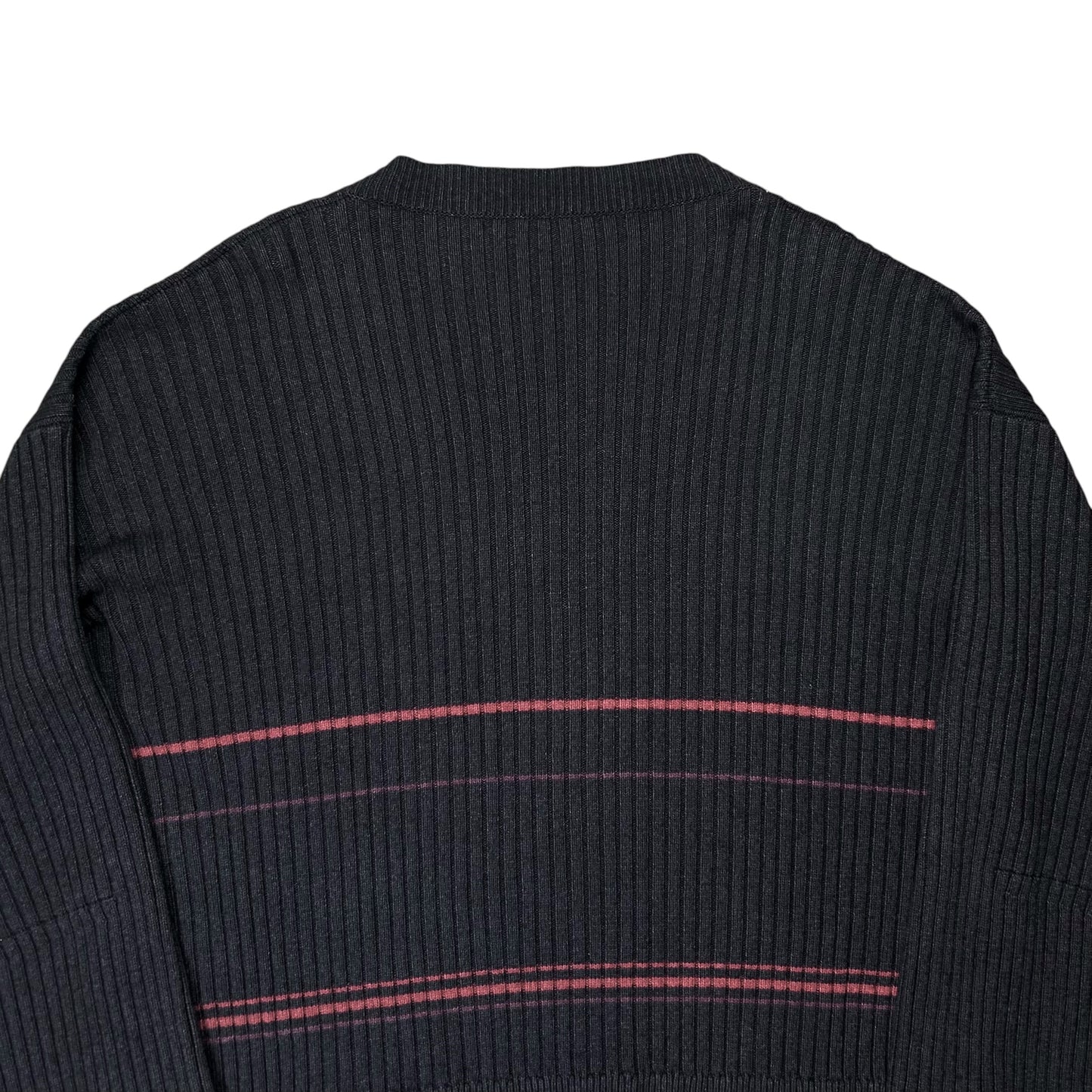 Raf Simons Slouchy Fisherman Stripe Knit Sweater - SS18