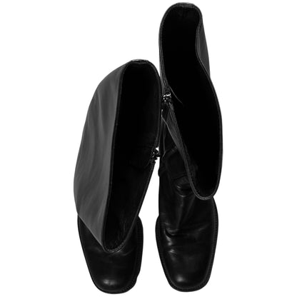 Jil Sander Tall Zip Combat Boots