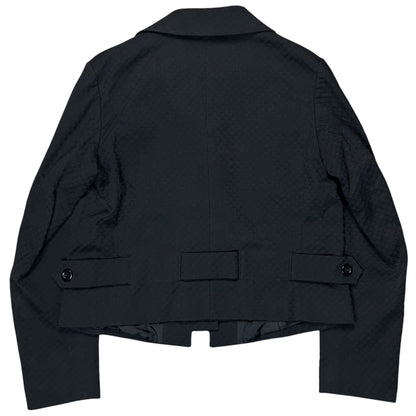 Dries Van Noten Cropped Double Breasted Jacquard Blazer - AW05
