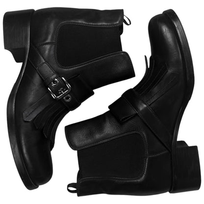 Prada Belted Tassel Chelsea Boots