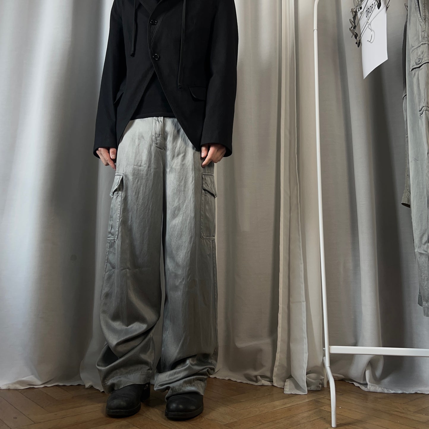 Dries Van Noten Pandos Cupro Cargo Pants - SS23