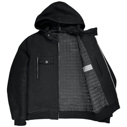 Dior Homme Hooded Wool Bomber Jacket - AW08