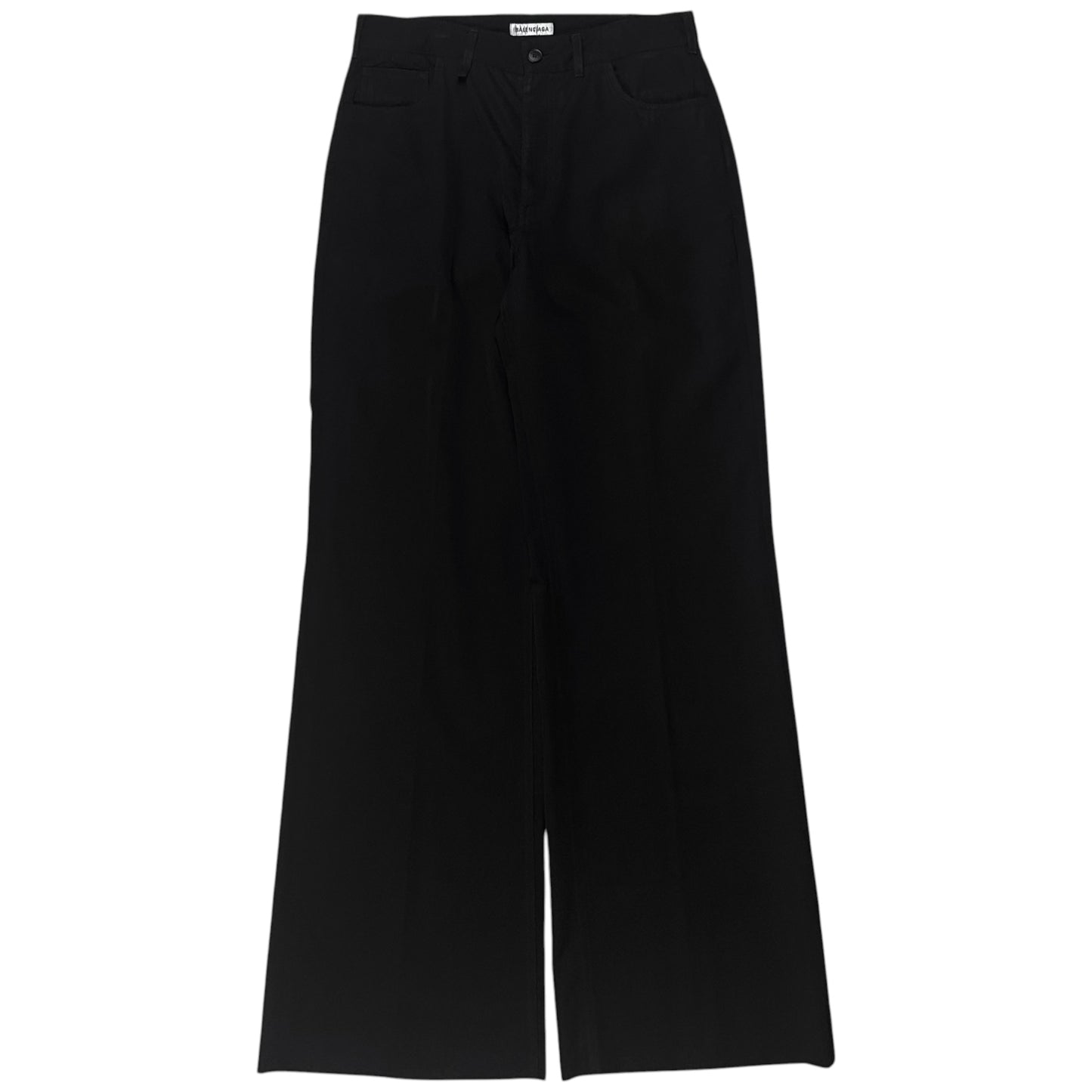 Balenciaga Wide Draped Denim Cut Pants - AW21