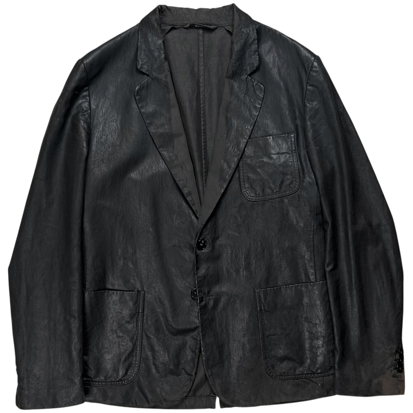 Maison Martin Margiela Waxed Paint Blazer - SS14