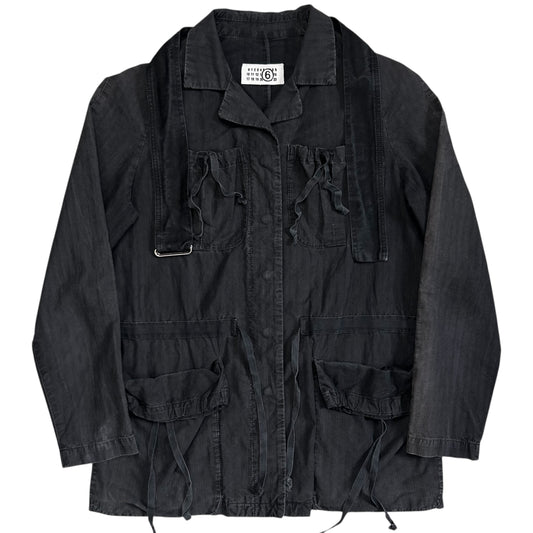Maison Martin Margiela Belted Cargo Tassel Chore Jacket - SS05