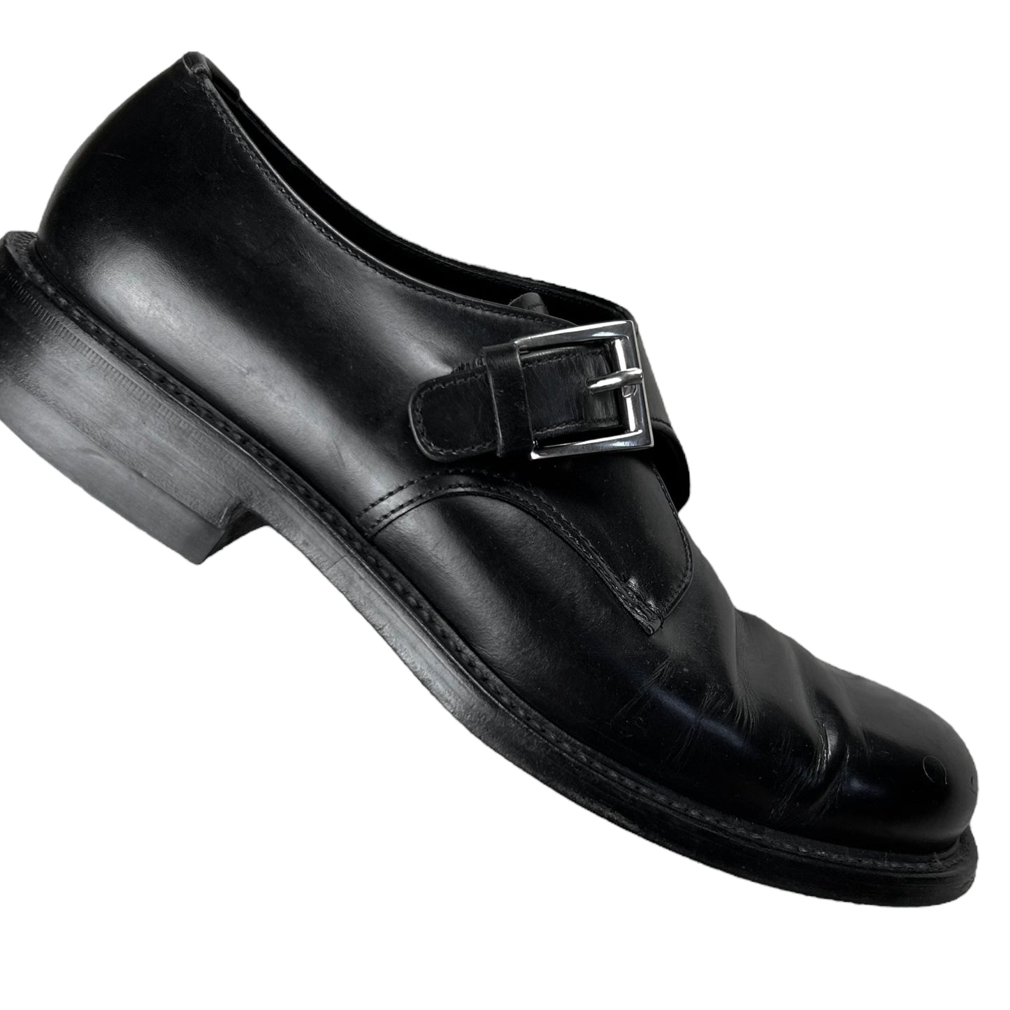 Prada Monk Strap Panel Derbies