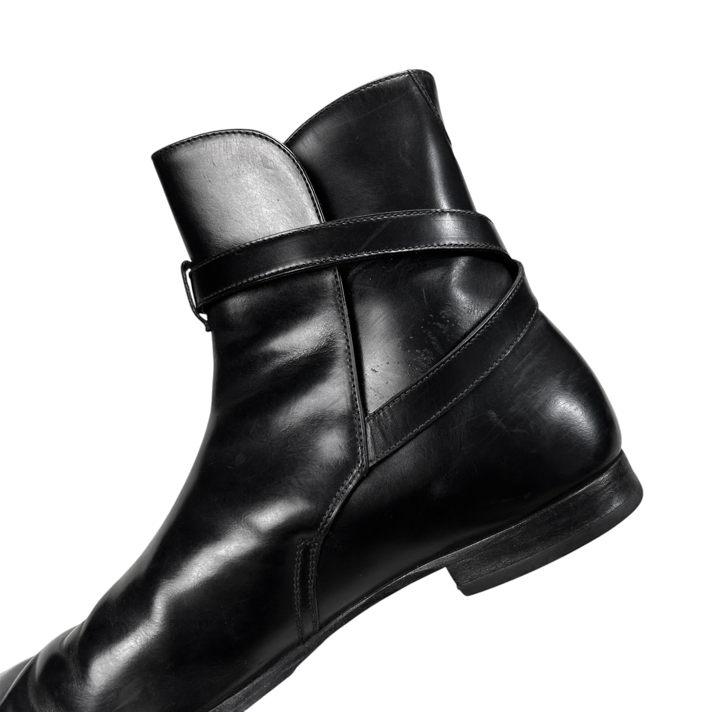 Prada Squared Belted Jodhpur Boots