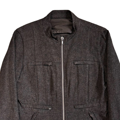 Rick Owens Military Zip Bomber Jacket