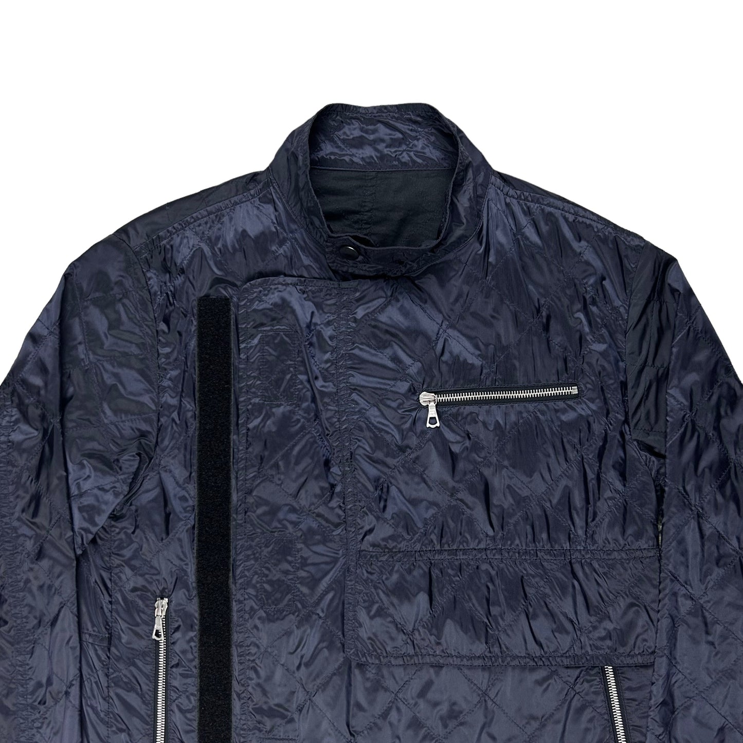 Dries Van Noten Quilted Velcro Work Jacket - SS13