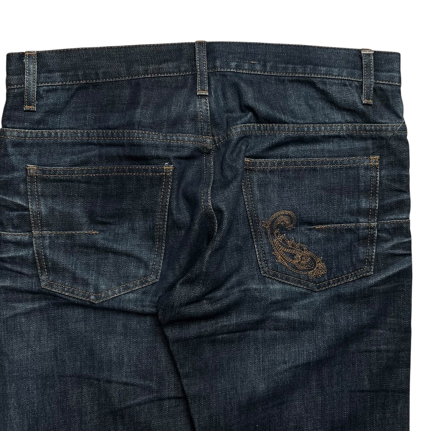 Dior Homme Pocket Tattoo Embroidery Straight Jeans - AW14